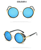 Llunettes de soleil Unisexe rond designer rétro et gothiques  oculos UV400 GYsnl vintage