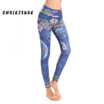 Leggings Femmes Nouvelle Impression Numérique Mode Taille Haute Leggings Fitness