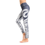 Leggings Femmes Nouvelle Impression Numérique Mode Taille Haute Leggings Fitness