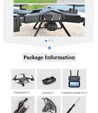 Drone hélicoptère RC Cam HD 1080P WIFI FPV Selfie 4Copter pliable Pro 20Min Temps vol