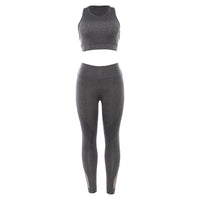 Leggings pour femmes Gym Fitness Vêtements Sporty 2 Piece Set Leggings Sexy