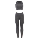 Leggings pour femmes Gym Fitness Vêtements Sporty 2 Piece Set Leggings Sexy