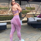 Leggings pour femmes Gym Fitness Vêtements Sporty 2 Piece Set Leggings Sexy