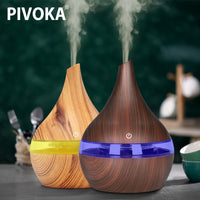 PIVOKA 300ml USB Aroma électrique diffuseur d'huiles essentielles à ultrasons humidificateur d'air