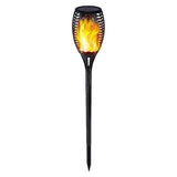 Magnifique Lampe Solaire 96/72/51 LED De Jardin Scintillement Flamme Torche Étanche