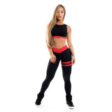 Leggings Femmes Gothique Fitness Workout Maille Taille Haute Respirant Sportswear