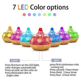 Nouveauté Multicolores Humidificateur D'air LED 3D diffuseur d'arômes d'huiles éssentiels