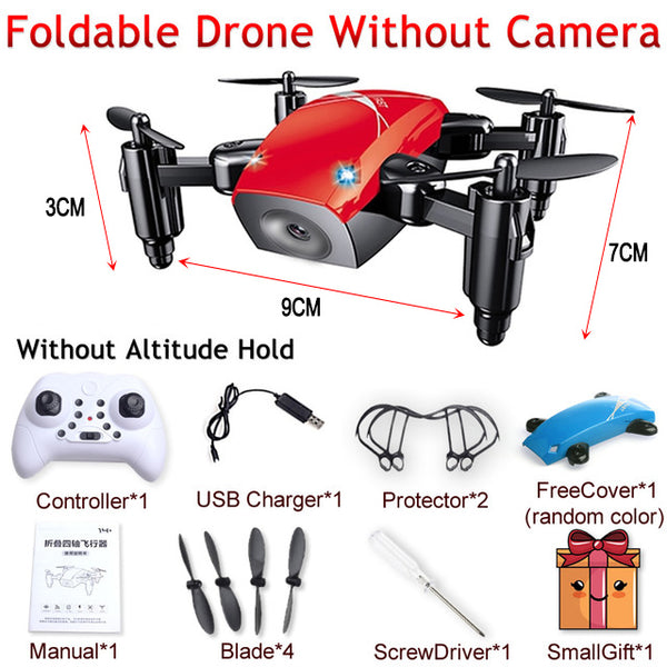 S9 S9W S9HW Mini-drone pliable RC de poche RC  Cam HD Altitude Hold Wifi FPV FSWB
