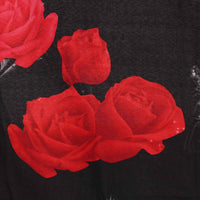 Romantique Ensemble de literie 3D de luxe Rose coton housse de couette taie d'oreiller