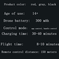 Rc Hélicoptère 2000000 Pixel Selfie Drones Cam Hd Pro Jouets Garçons Rc Drone Pliable