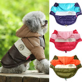 Vêtements chiens à capuche manteau imperméable petits chiens Bouledogue Chihuahua