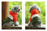 Vêtements chiens à capuche manteau imperméable petits chiens Bouledogue Chihuahua