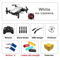 Teeggi T10 Mini Drone Cam HD WiFi pliable FPV 4 Copter Pocket Selfie Maintien Altitude