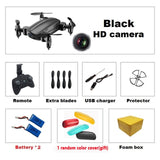 Teeggi T10 Mini Drone Cam HD WiFi pliable FPV 4 Copter Pocket Selfie Maintien Altitude