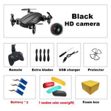 Teeggi T10 Mini Drone Cam HD WiFi pliable FPV 4 Copter Pocket Selfie Maintien Altitude