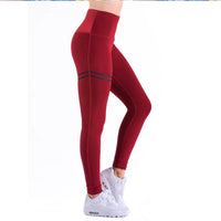 Leggings femmes de sport sexy push up gym jambières de sport collants de compression