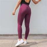 Leggins yoga Gym Fitness taille haute Femmes Collants Compression Jogging  4 Couleurs